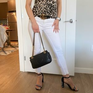 Amazing skinny jeans with lace trim by Ted Baker.